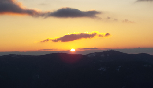 東山登山　初日の出　フォレストステーション波賀