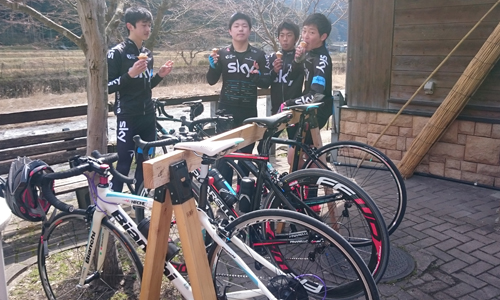 春です。サイクリストも活動開始！道の駅みなみ波賀