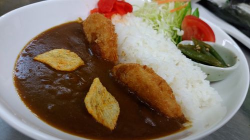 ダムカレー　兵庫の道の駅はが