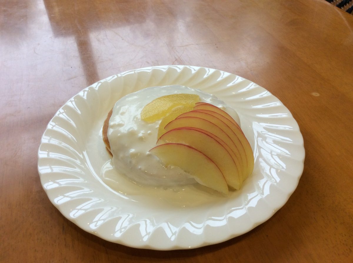 季節のパンケーキ❗️  道の駅みなみ波賀レストラン